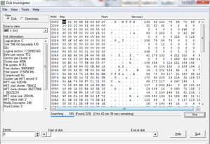 Disk Investigator 1.31 screenshot