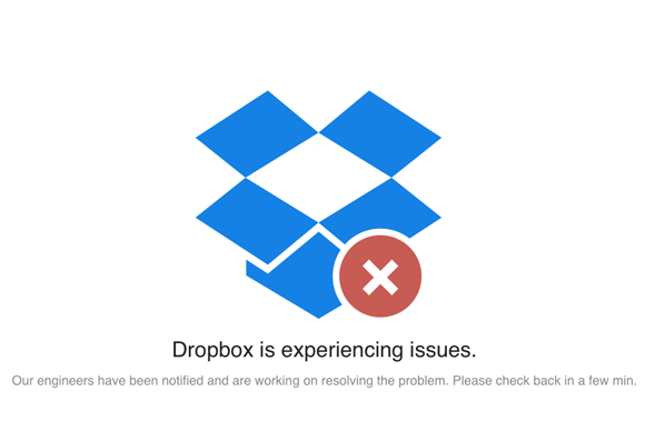 dropbox issues