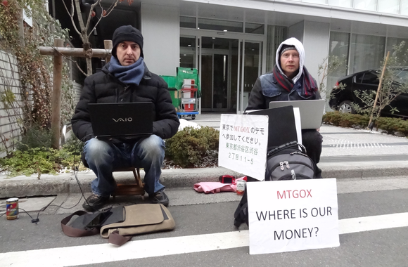 mt gox bitcoin protest