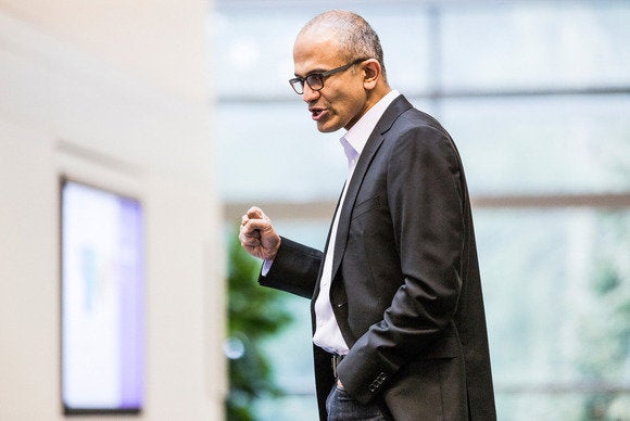 Satya Nadella dynamic talking leader
