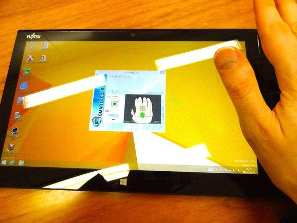fujitsu palm scanner