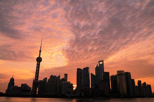 dawn in shanghai shutterstock