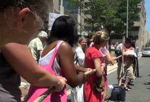 net neutrality protest july 1 2014 tug of war