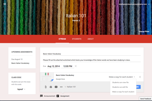 google classroom