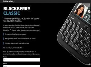 blackberry classic