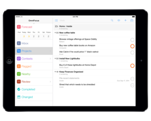 omnifocus ipad 1