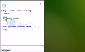 cortana windows 10 early build