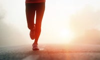 running runner road track