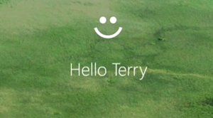 microsoft hello login screen