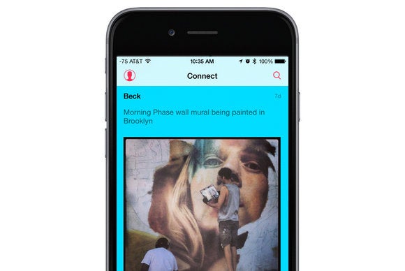 apple music connect primary