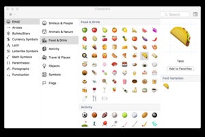 osx emojis