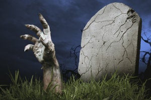 zombie grave