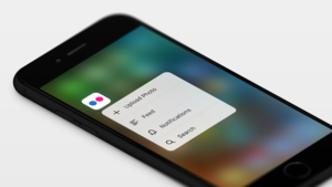 flickr quick actions