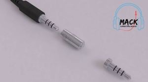 Mack magnetic headphone adapter