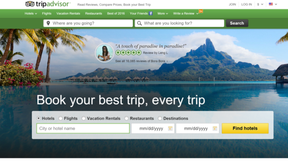 tripadvisor web site