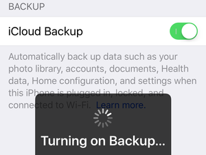ios 9 backup