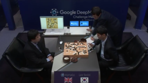 AlphaGo first game in Seoul