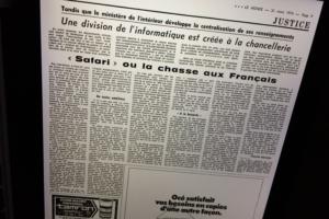 Le Monde Safari French surveillance
