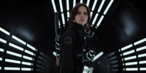 rogue one jyn erso geared up