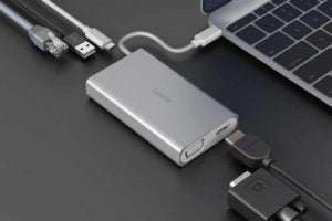 aukey multiport usb c stock